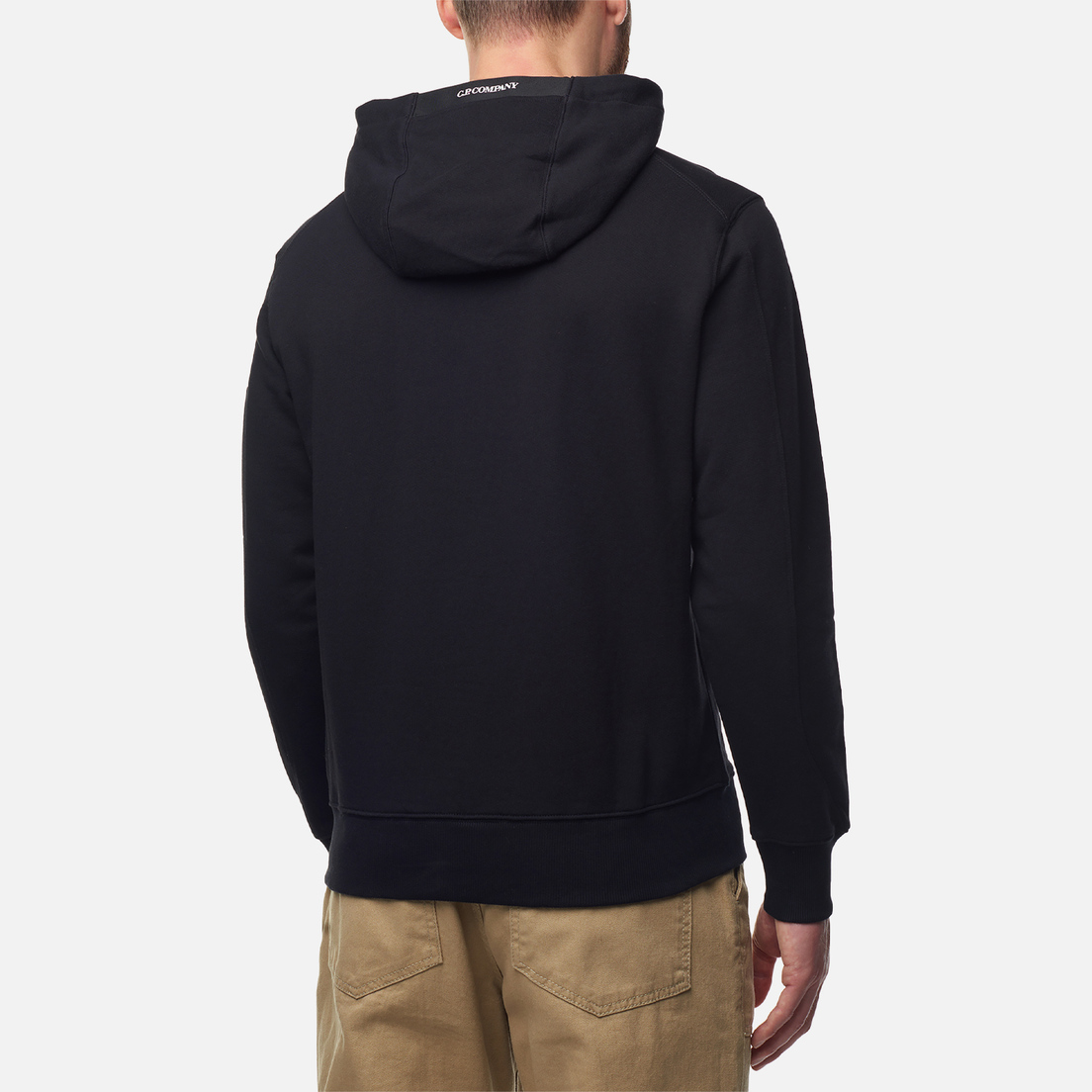 C.P. Company Мужская толстовка Diagonal Raised Fleece Lens Hoodie