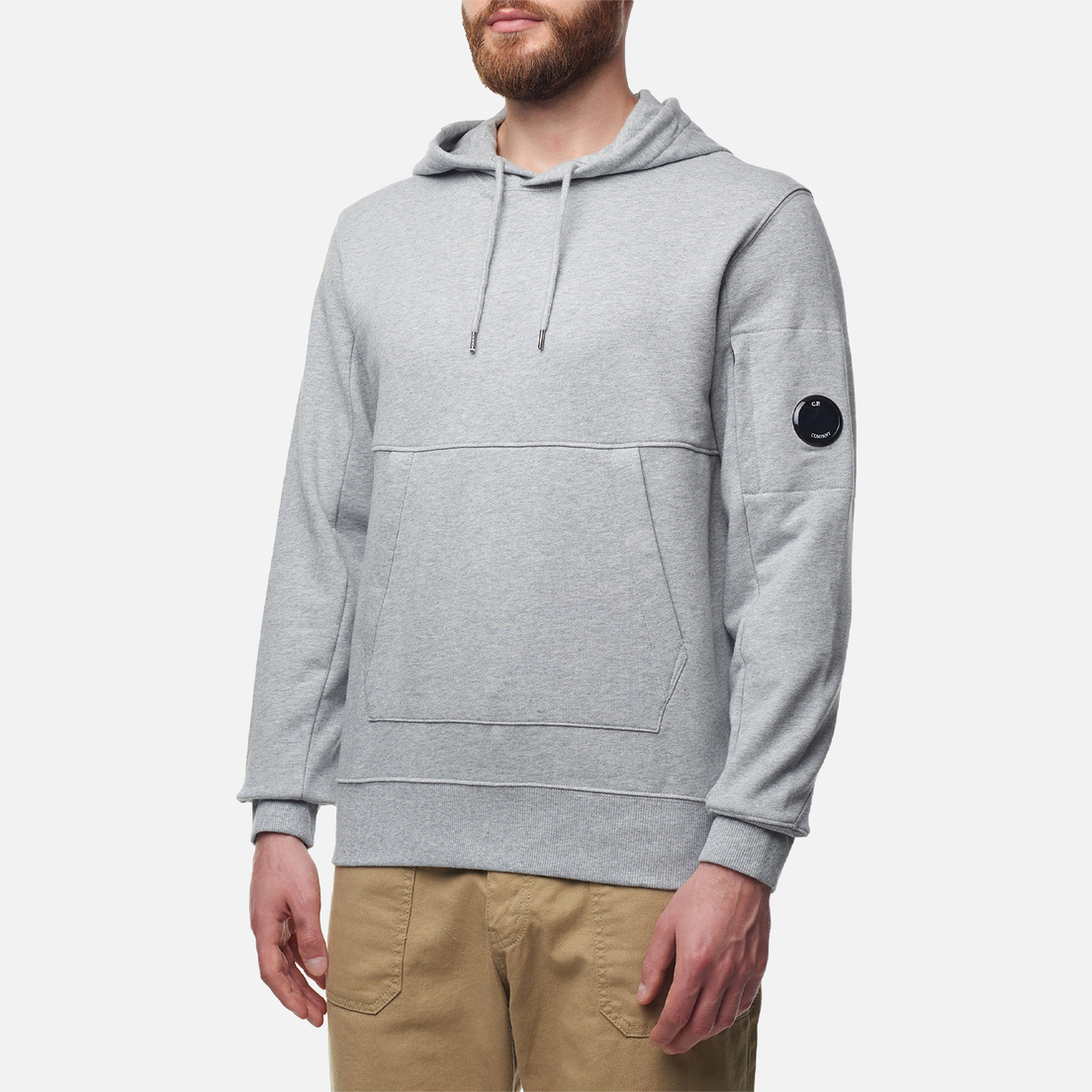 C.P. Company Мужская толстовка Diagonal Raised Fleece Lens Hoodie