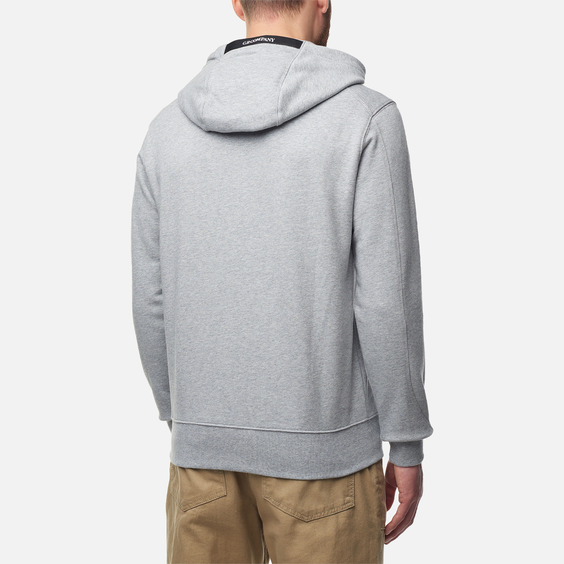 C.P. Company Мужская толстовка Diagonal Raised Fleece Lens Hoodie