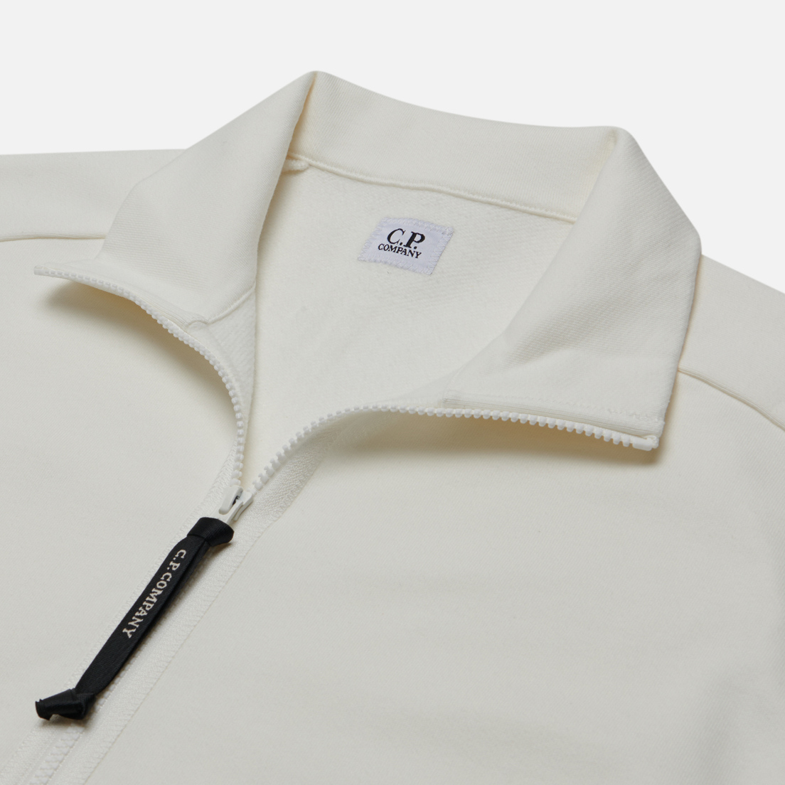 C.P. Company Мужская толстовка Diagonal Raised Fleece Zipped Ribbed