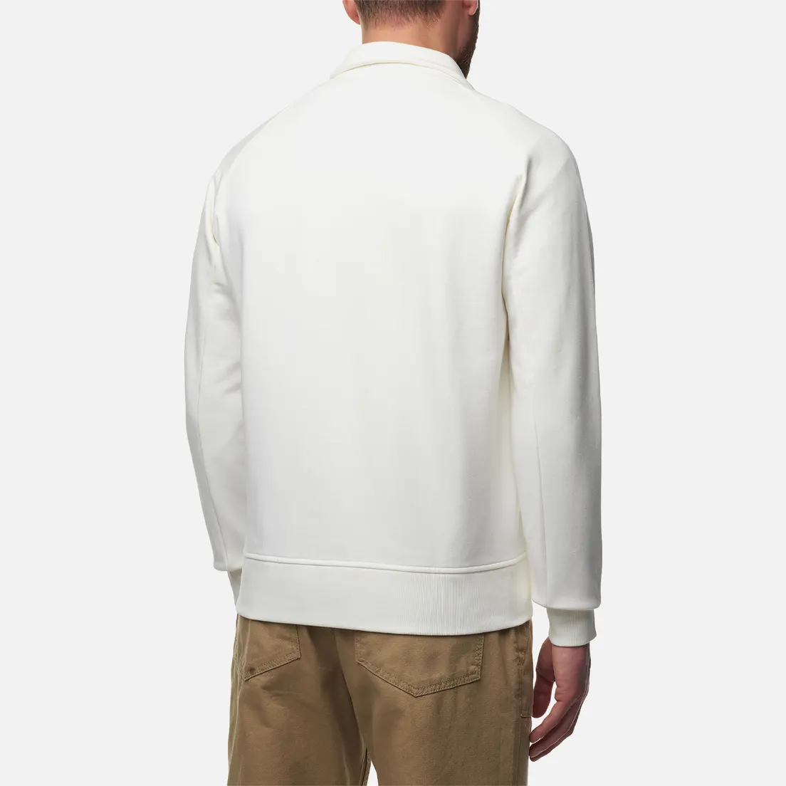 C.P. Company Мужская толстовка Diagonal Raised Fleece Zipped Ribbed