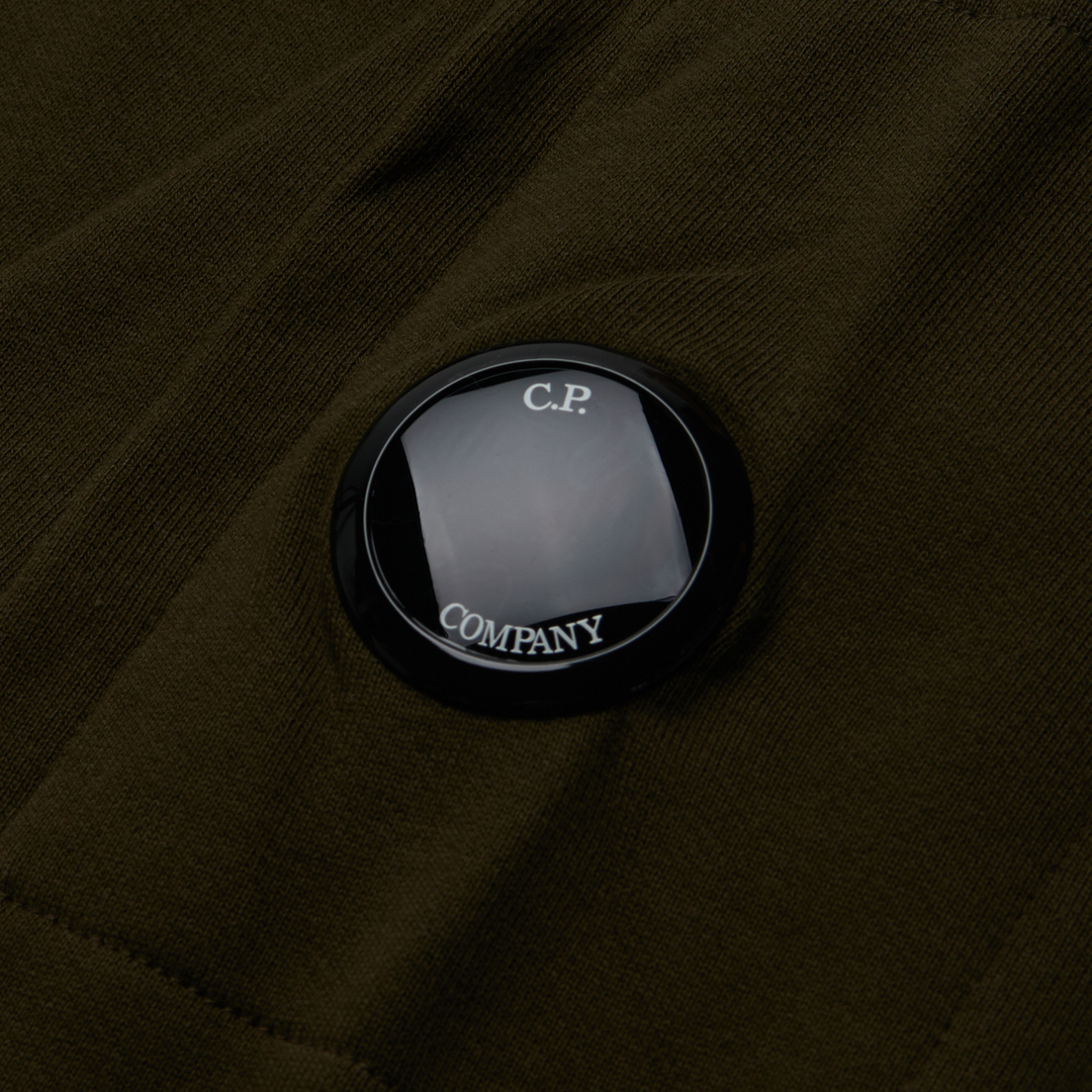 C.P. Company Мужская толстовка Diagonal Raised Fleece Zipped Ribbed
