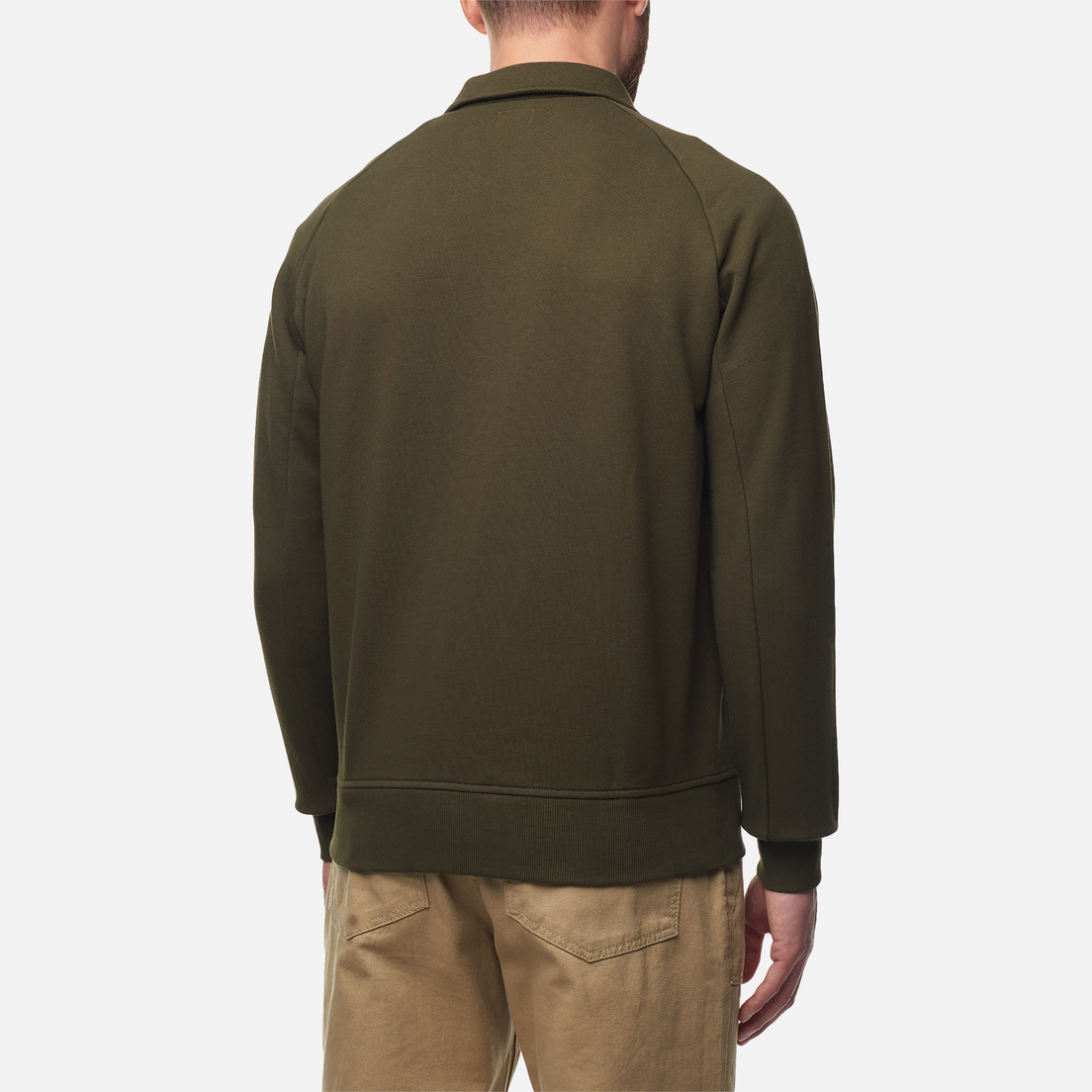 C.P. Company Мужская толстовка Diagonal Raised Fleece Zipped Ribbed