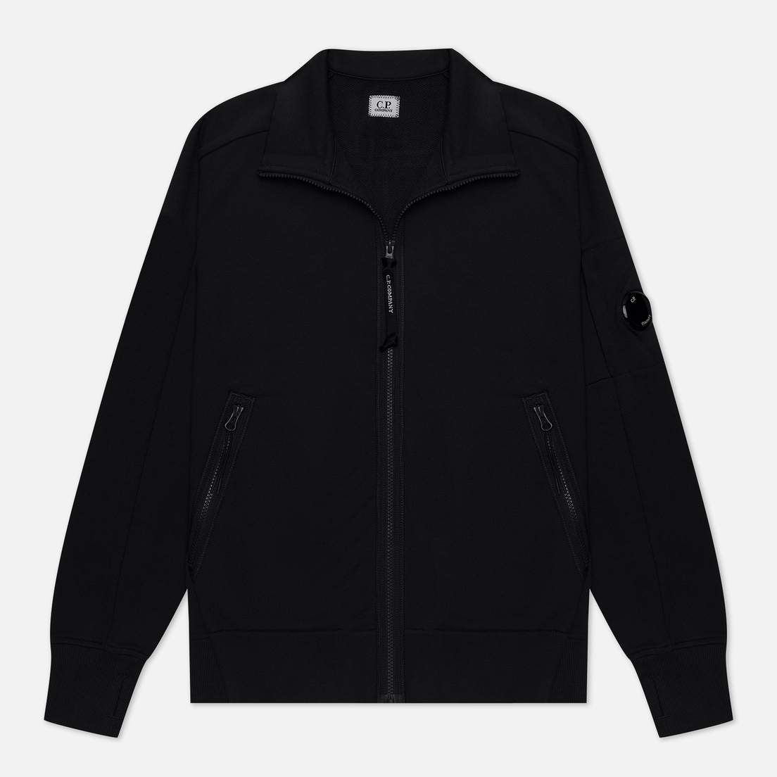 C.P. Company Мужская толстовка Diagonal Raised Fleece Zipped Ribbed