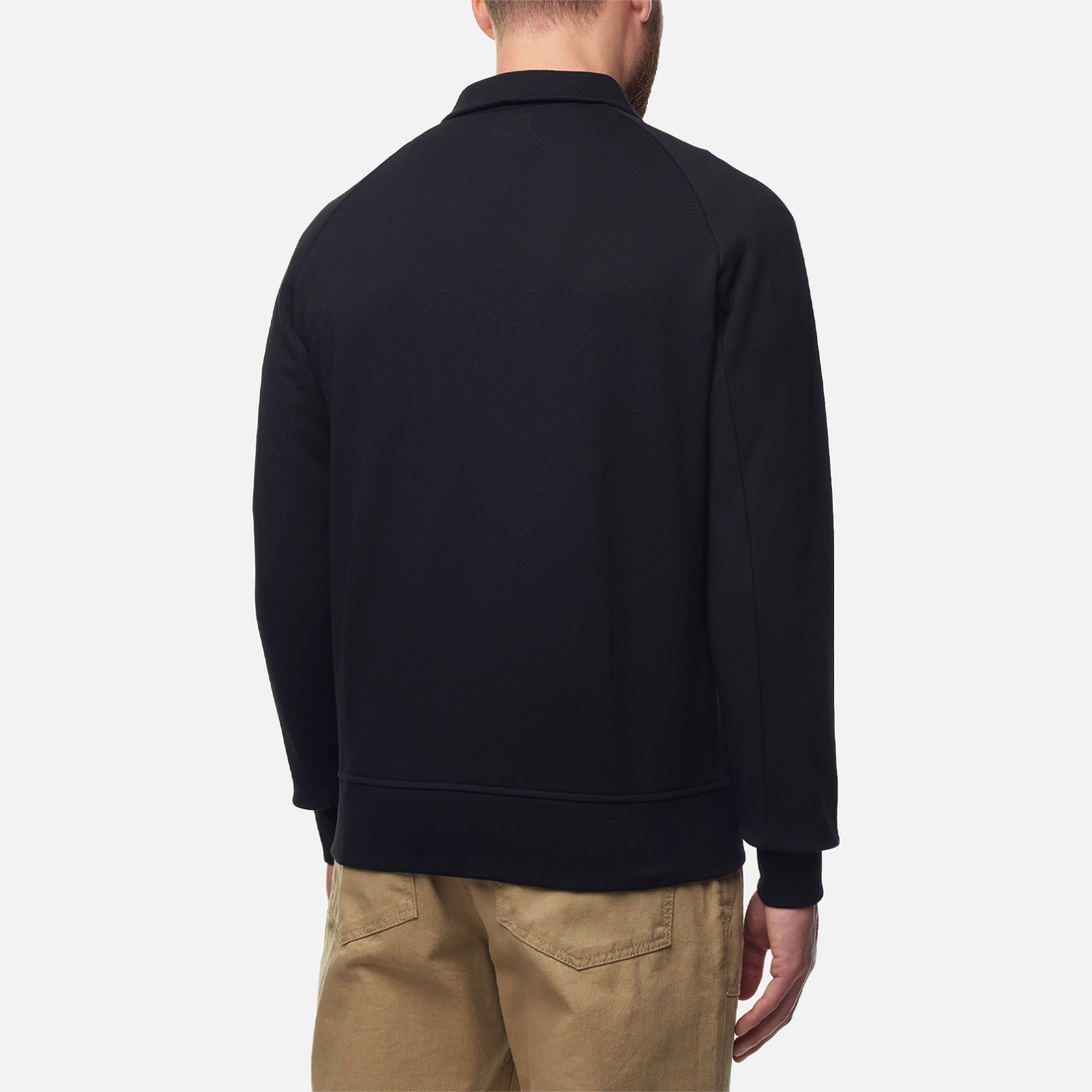 C.P. Company Мужская толстовка Diagonal Raised Fleece Zipped Ribbed
