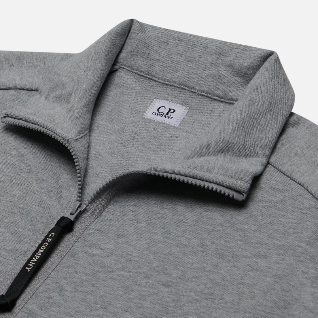 C.P. Company Мужская толстовка Diagonal Raised Fleece Zipped Ribbed