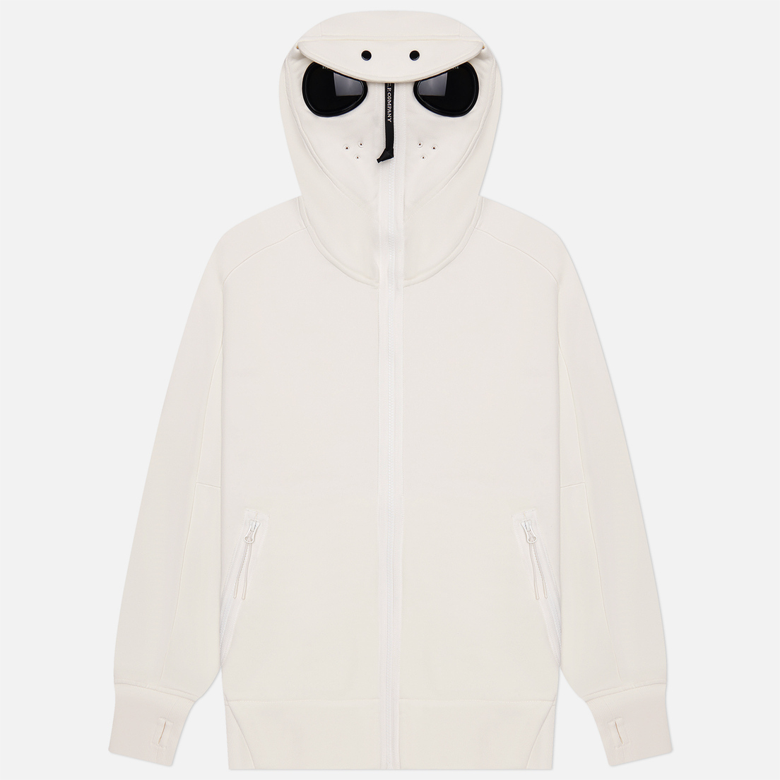 C.P. Company Мужская толстовка Diagonal Raised Fleece Explorer Goggle Full Zip