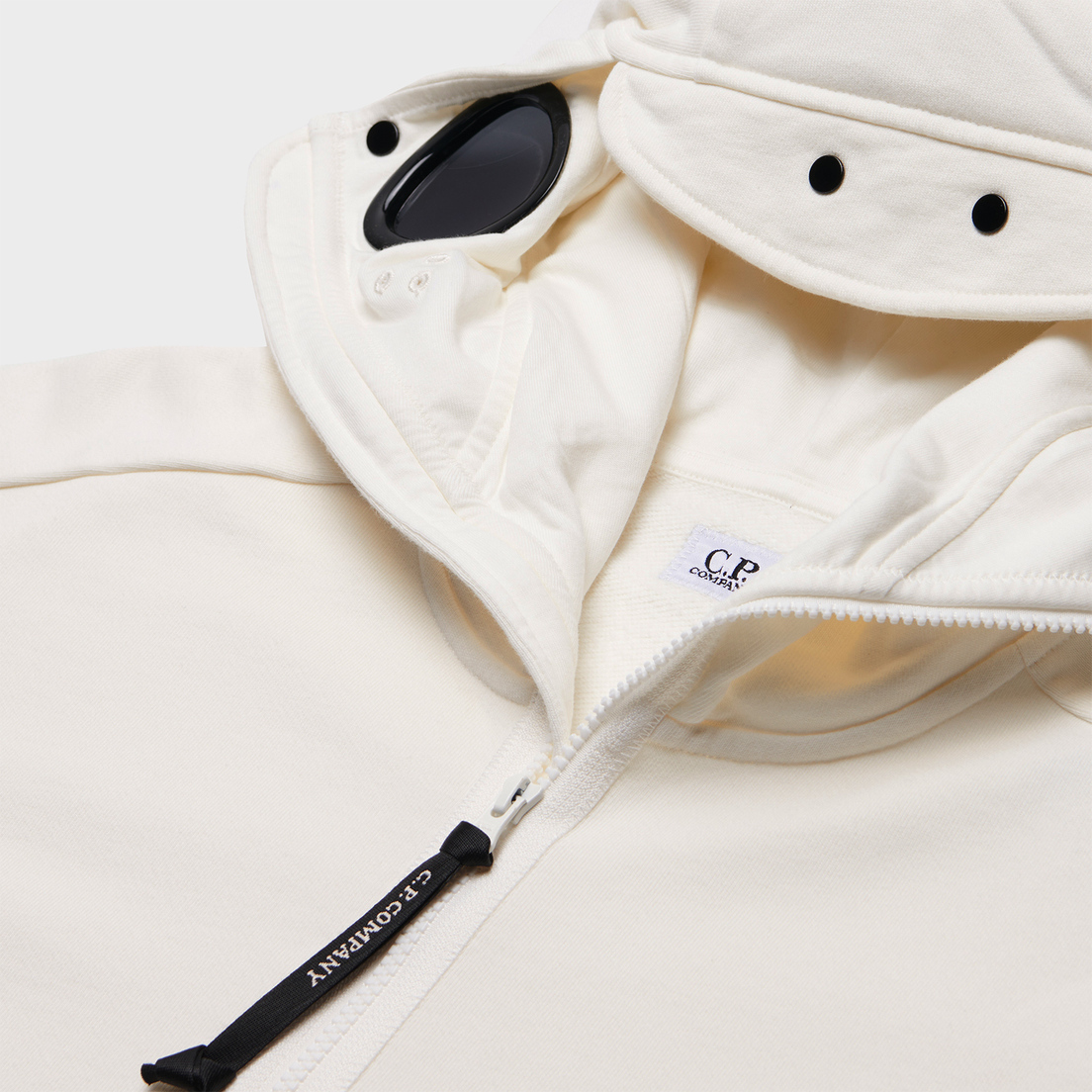 C.P. Company Мужская толстовка Diagonal Raised Fleece Explorer Goggle Full Zip