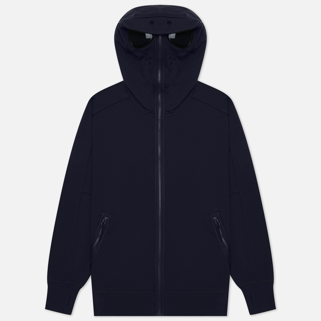 C.P. Company Мужская толстовка Diagonal Raised Fleece Explorer Goggle Full Zip