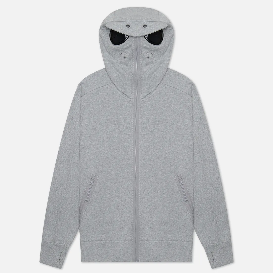 C.P. Company Мужская толстовка Diagonal Raised Fleece Explorer Goggle Full Zip