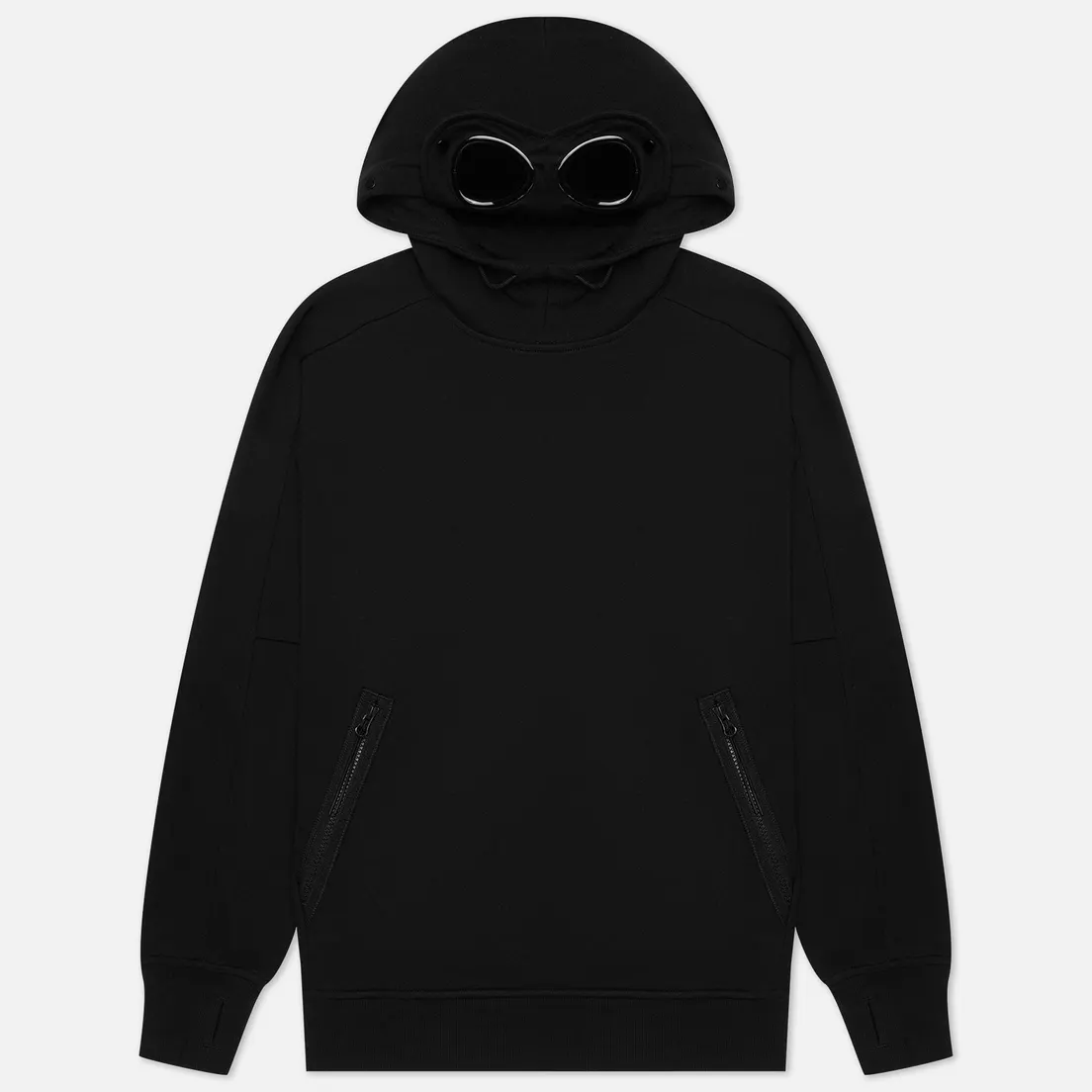 C.P. Company Мужская толстовка Diagonal Raised Fleece Goggle Ribbed