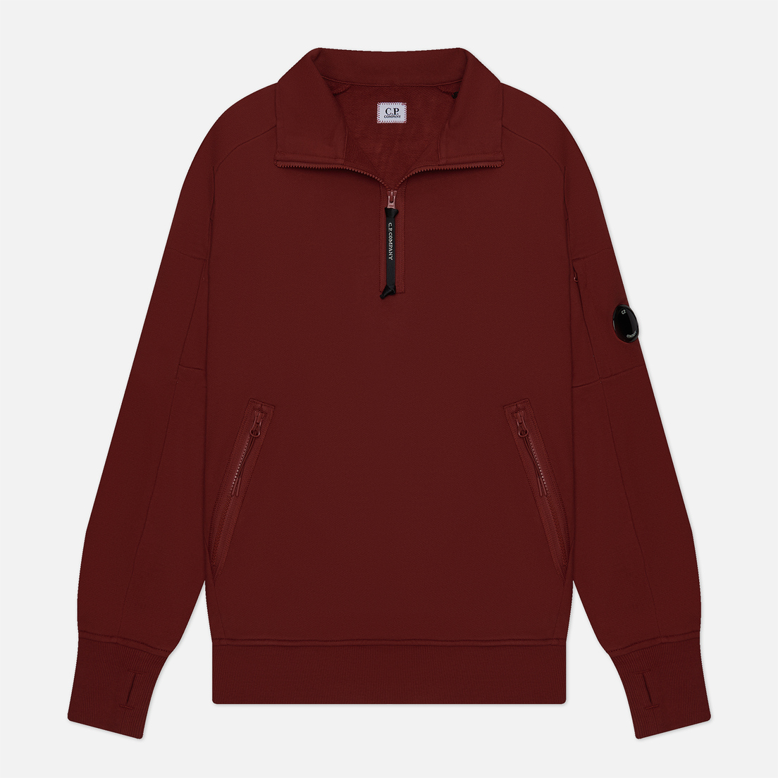 C.P. Company Мужская толстовка Diagonal Raised Fleece Quarter Zipped