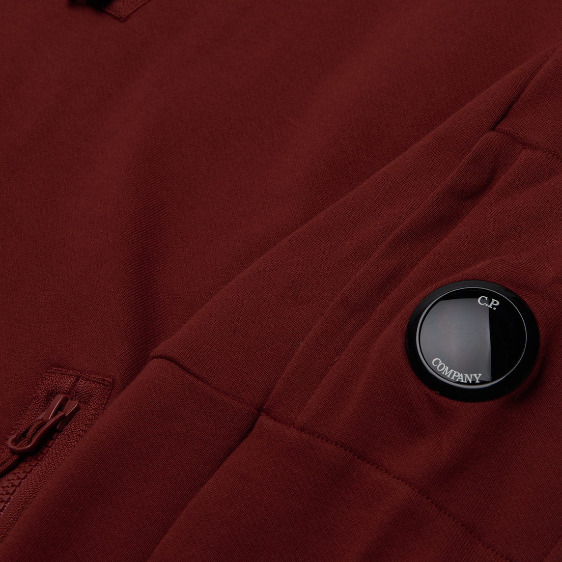 C.P. Company Мужская толстовка Diagonal Raised Fleece Quarter Zipped