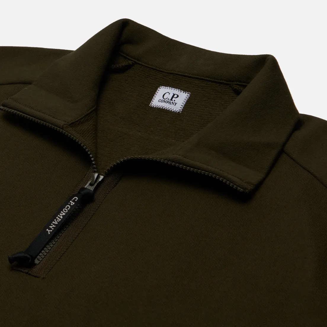 C.P. Company Мужская толстовка Diagonal Raised Fleece Quarter Zipped