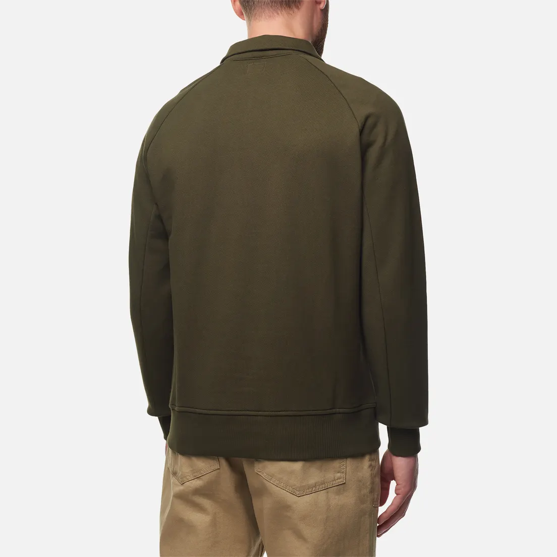 C.P. Company Мужская толстовка Diagonal Raised Fleece Quarter Zipped