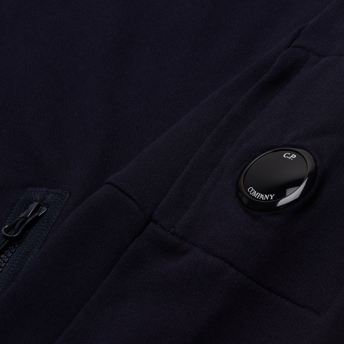 C.P. Company Мужская толстовка Diagonal Raised Fleece Quarter Zipped