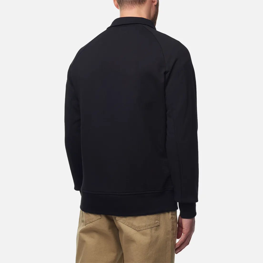 C.P. Company Мужская толстовка Diagonal Raised Fleece Quarter Zipped