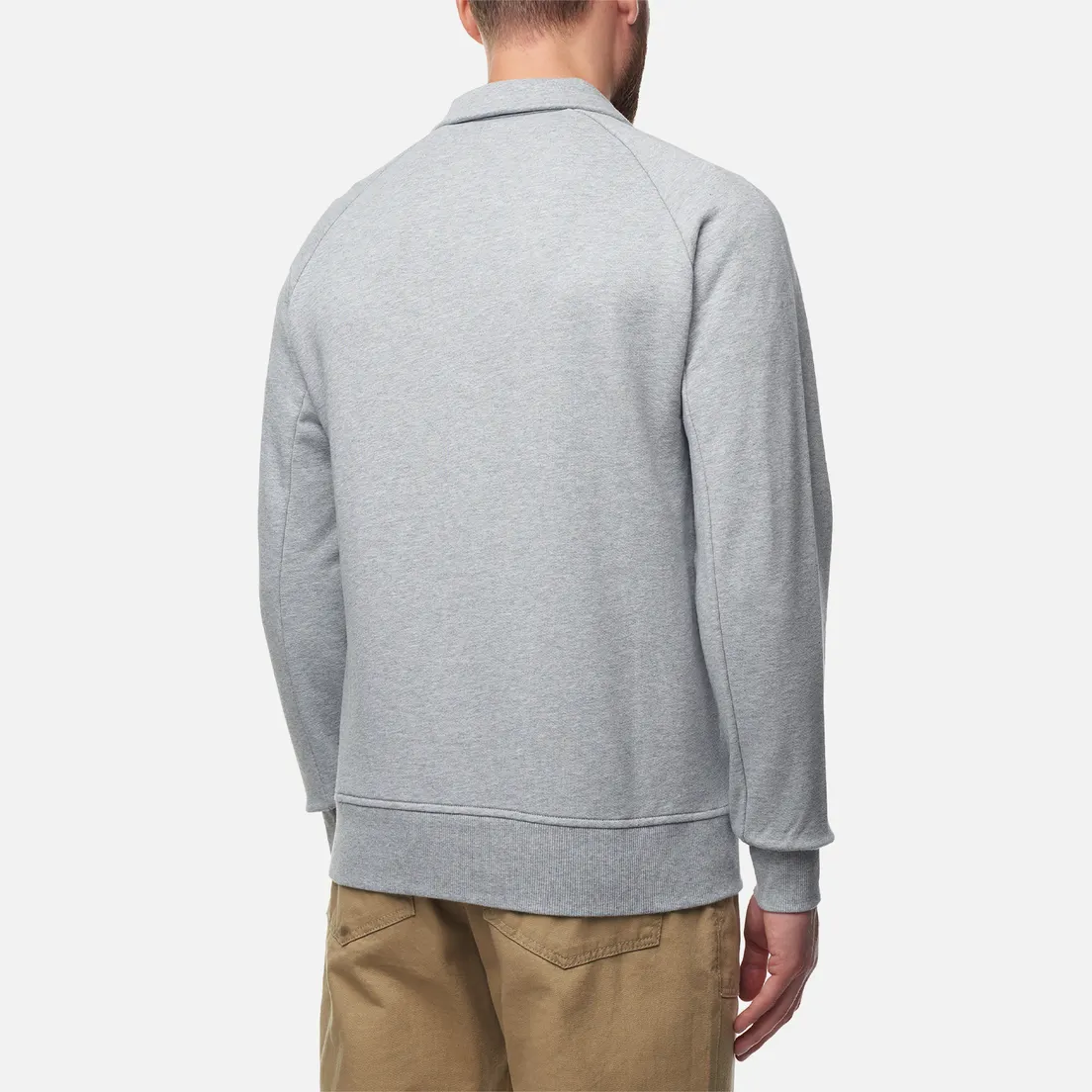 C.P. Company Мужская толстовка Diagonal Raised Fleece Quarter Zipped