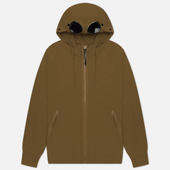 C.P. Company Мужская толстовка Diagonal Raised Fleece Zipped Goggle Hoodie