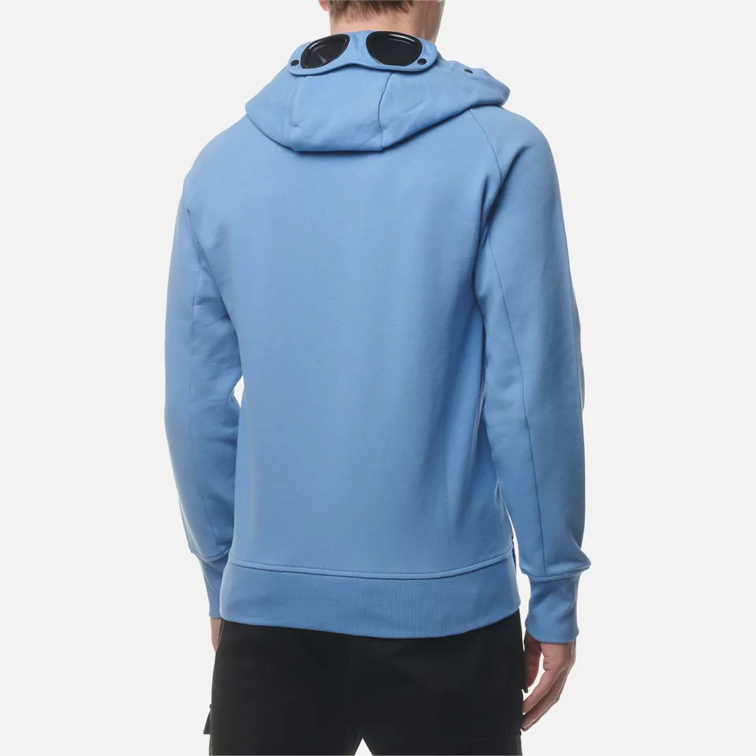 C.P. Company Мужская толстовка Diagonal Raised Fleece Zipped Goggle Hoodie