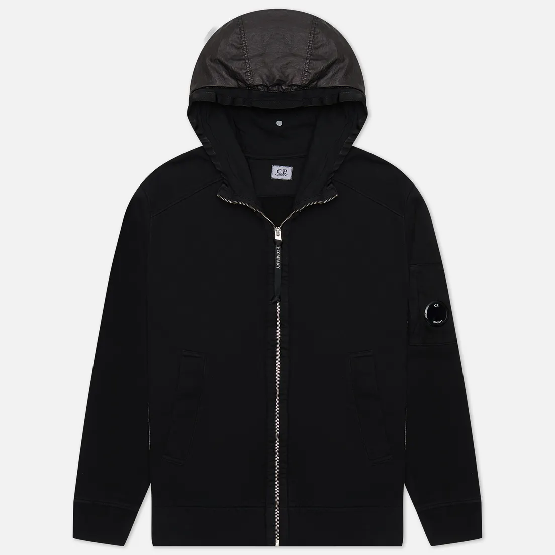 C.P. Company Мужская толстовка Diagonal Fleece 2/1 Zipped Hoodie