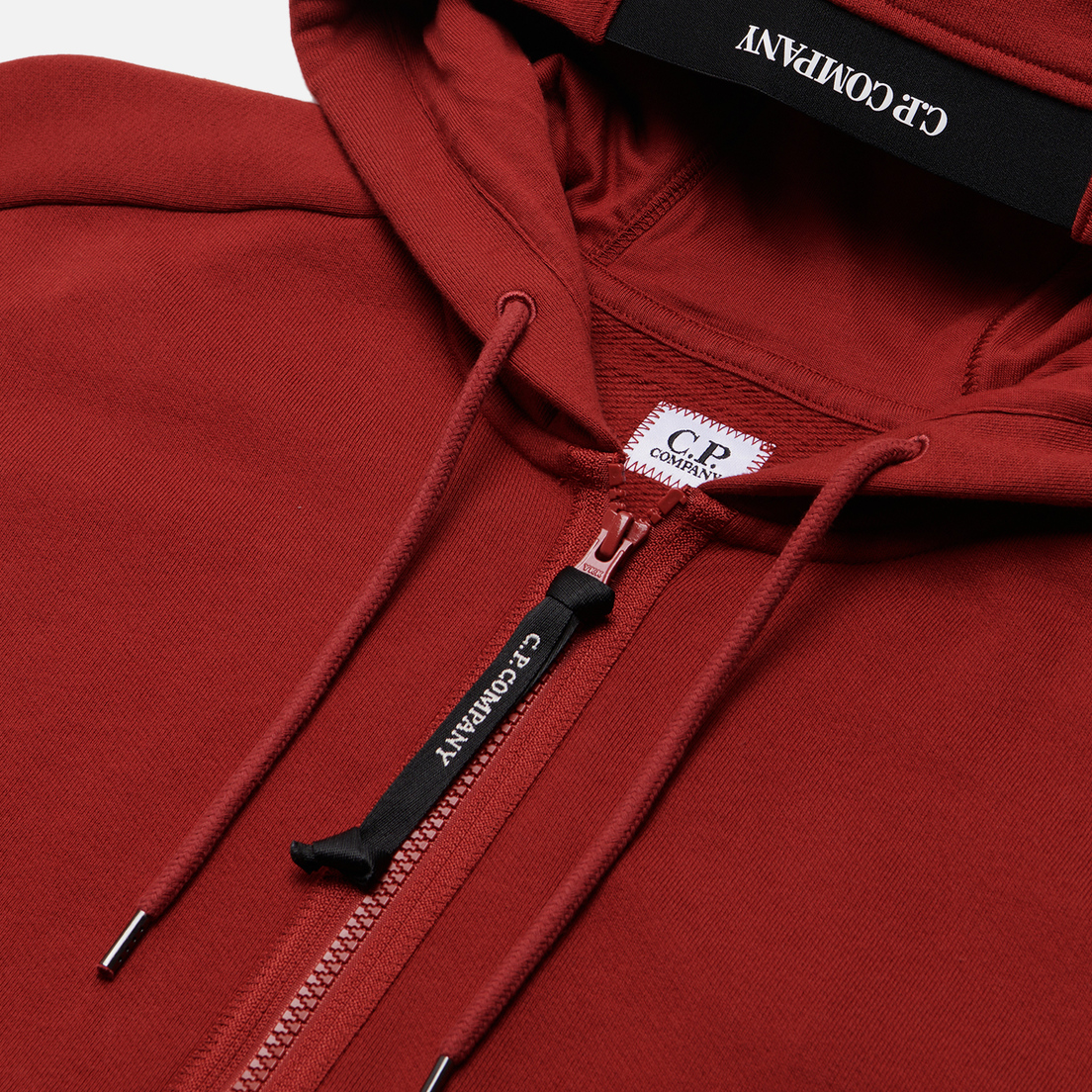 C.P. Company Мужская толстовка Diagonal Raised Fleece Zipped Lens Hoodie