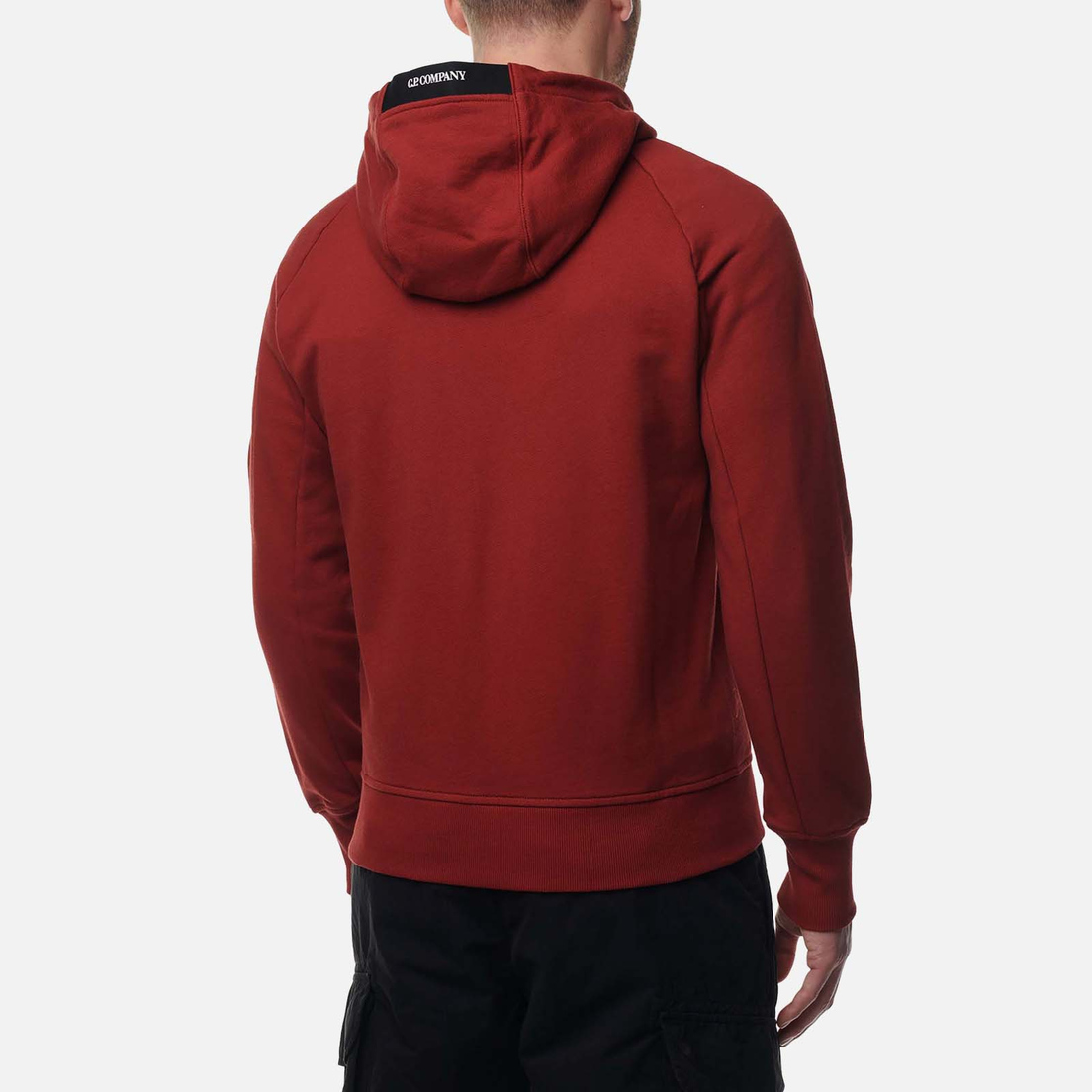 C.P. Company Мужская толстовка Diagonal Raised Fleece Zipped Lens Hoodie