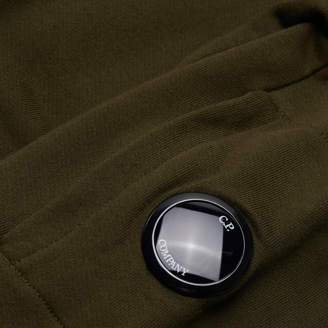 C.P. Company Мужская толстовка Diagonal Raised Fleece Zipped Lens Hoodie