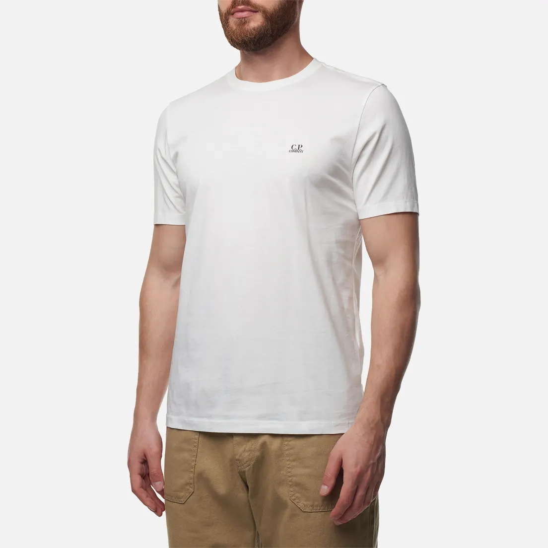 C.P. Company Мужская футболка 30/1 Jersey Goggle Print Logo