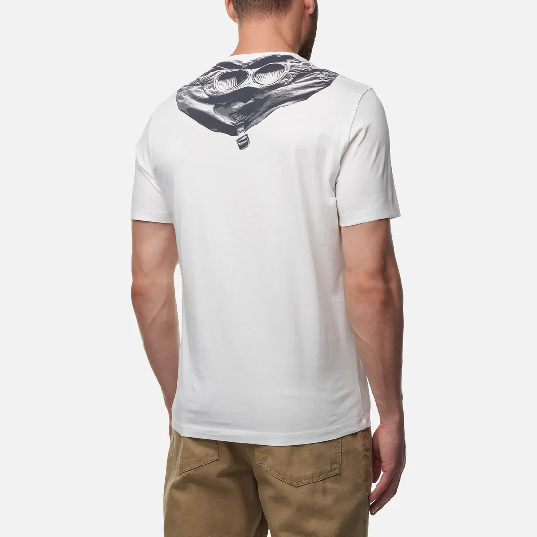 C.P. Company Мужская футболка 30/1 Jersey Goggle Print Logo