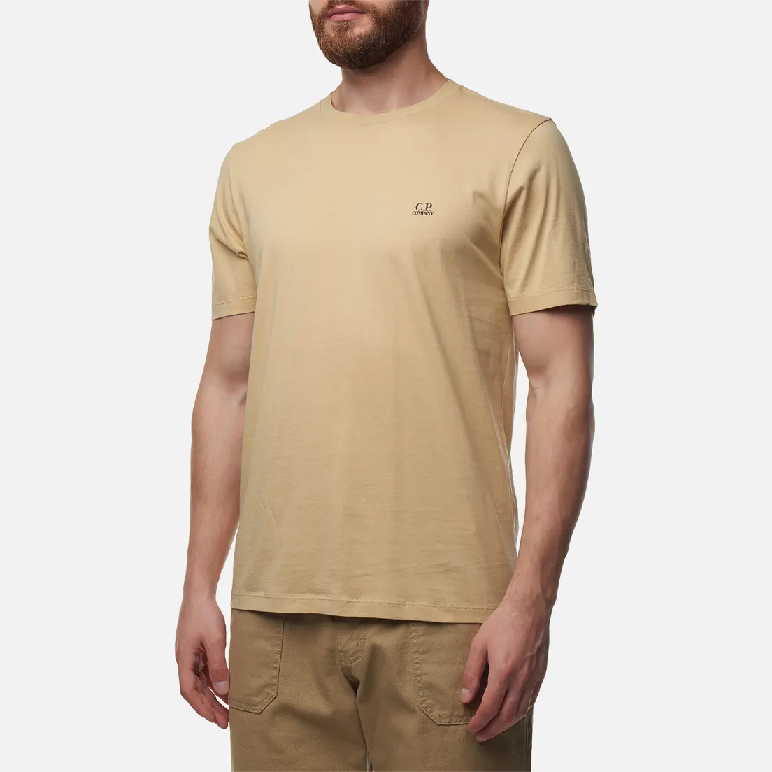 C.P. Company Мужская футболка 30/1 Jersey Goggle Print Logo