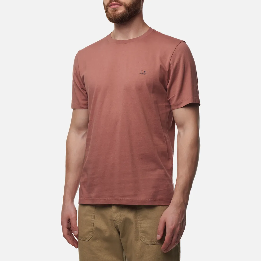 C.P. Company Мужская футболка 30/1 Jersey Goggle Print Logo