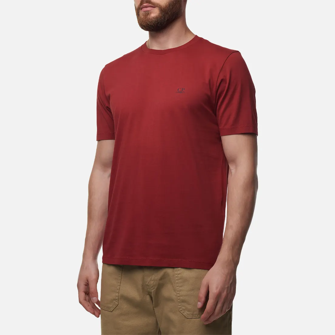C.P. Company Мужская футболка 30/1 Jersey Goggle Print Logo