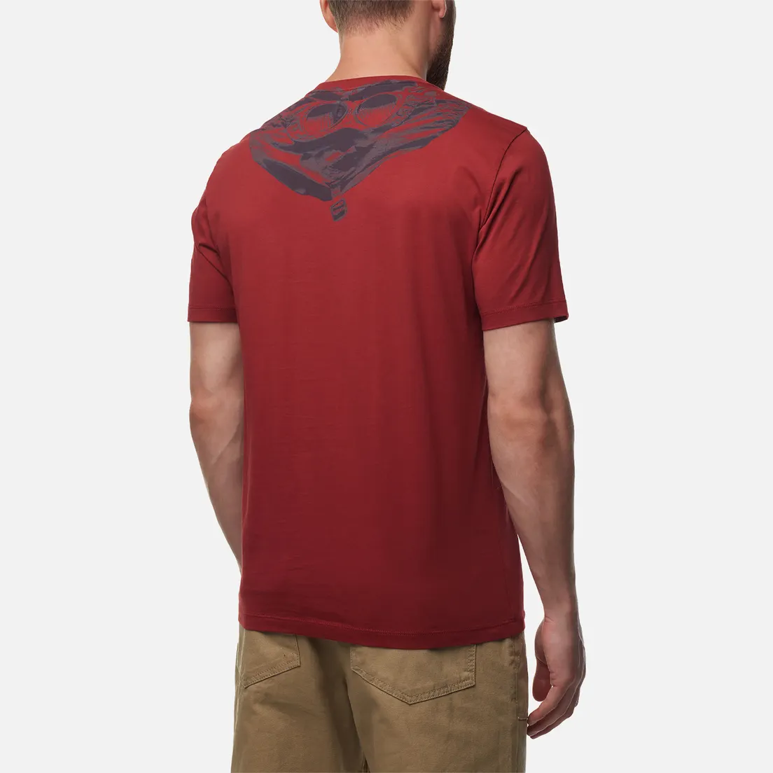 C.P. Company Мужская футболка 30/1 Jersey Goggle Print Logo