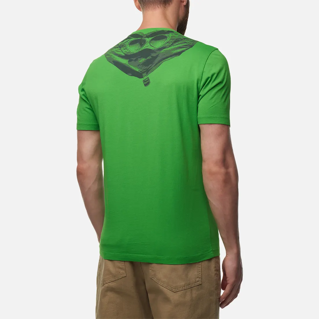 C.P. Company Мужская футболка 30/1 Jersey Goggle Print Logo