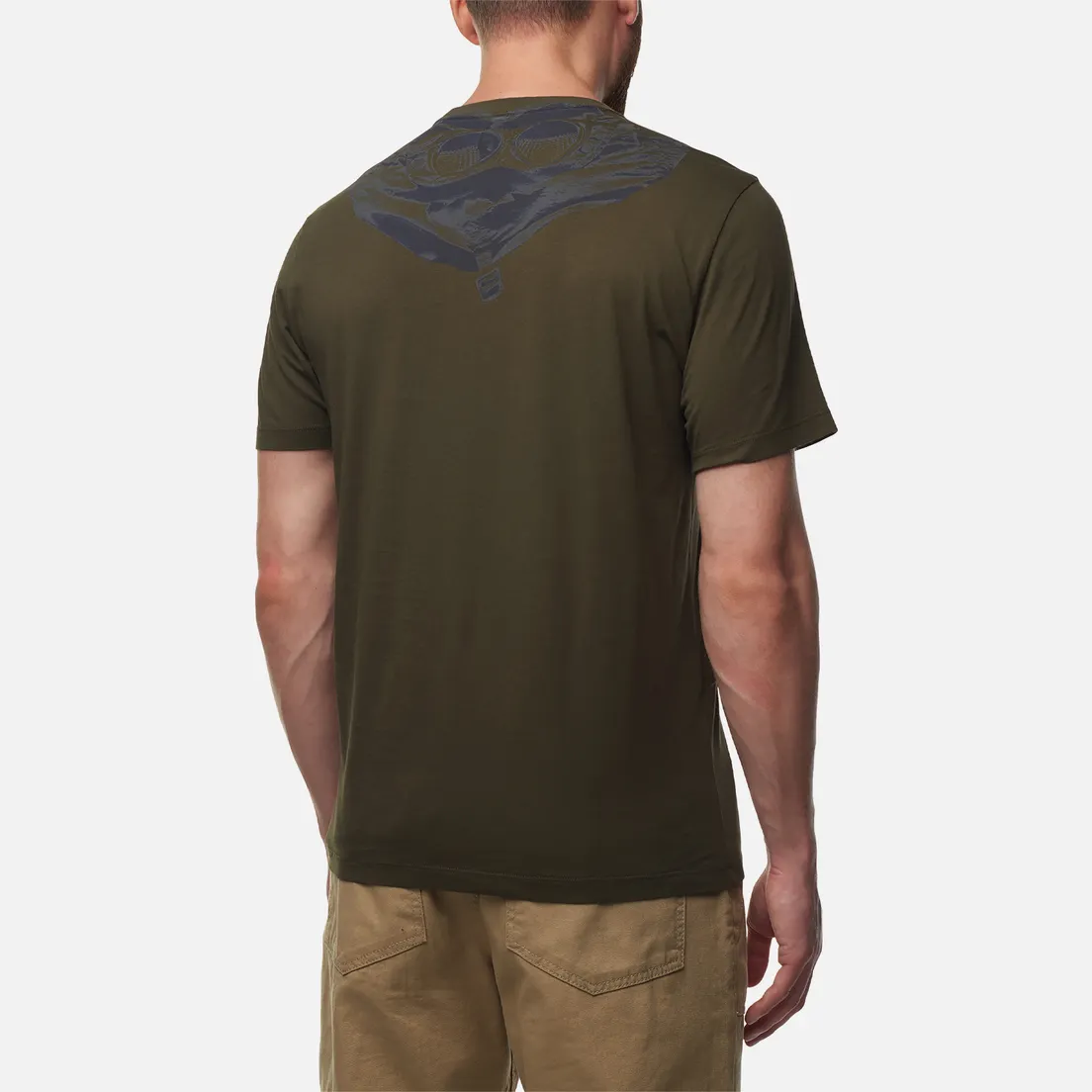 C.P. Company Мужская футболка 30/1 Jersey Goggle Print Logo
