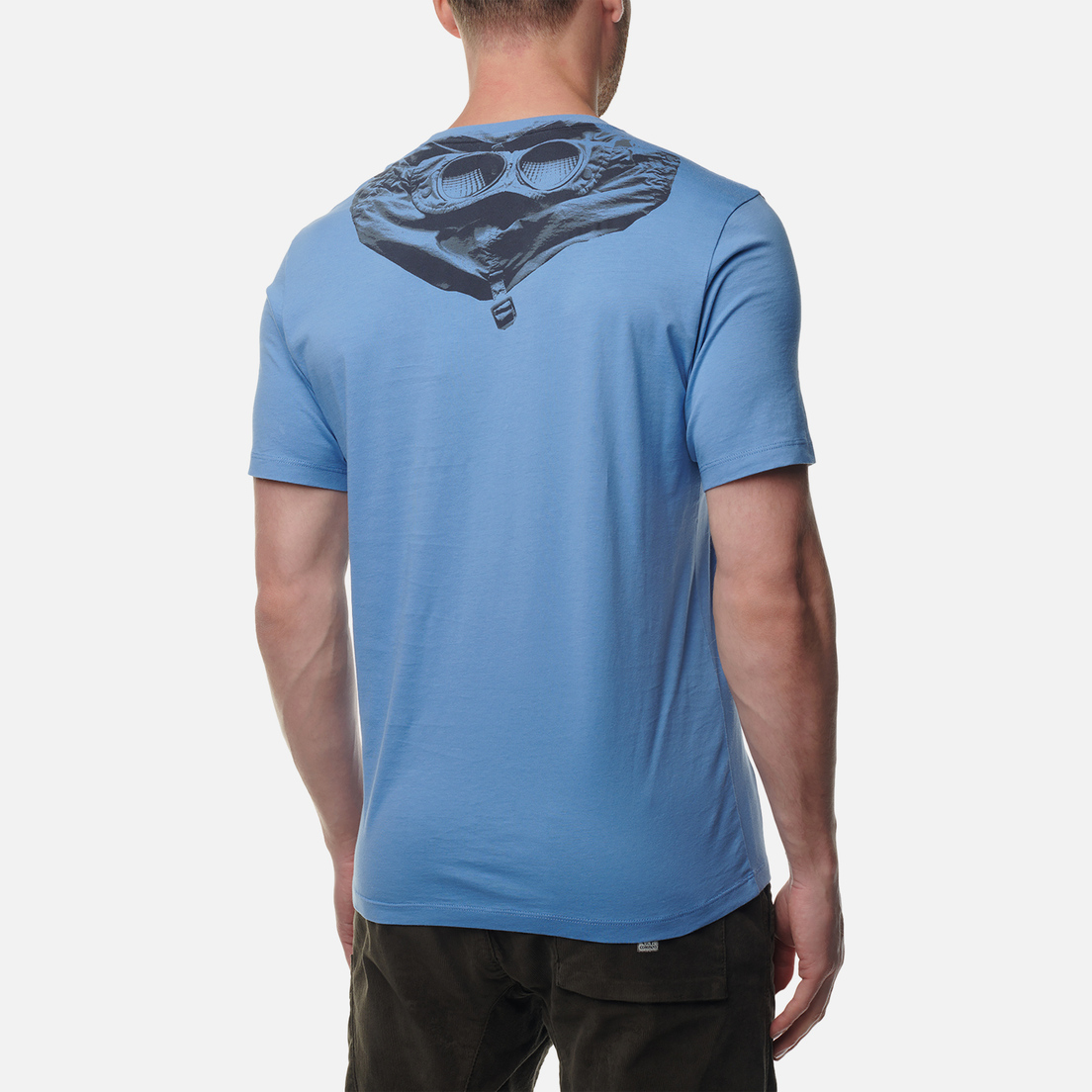 C.P. Company Мужская футболка 30/1 Jersey Goggle Print Logo