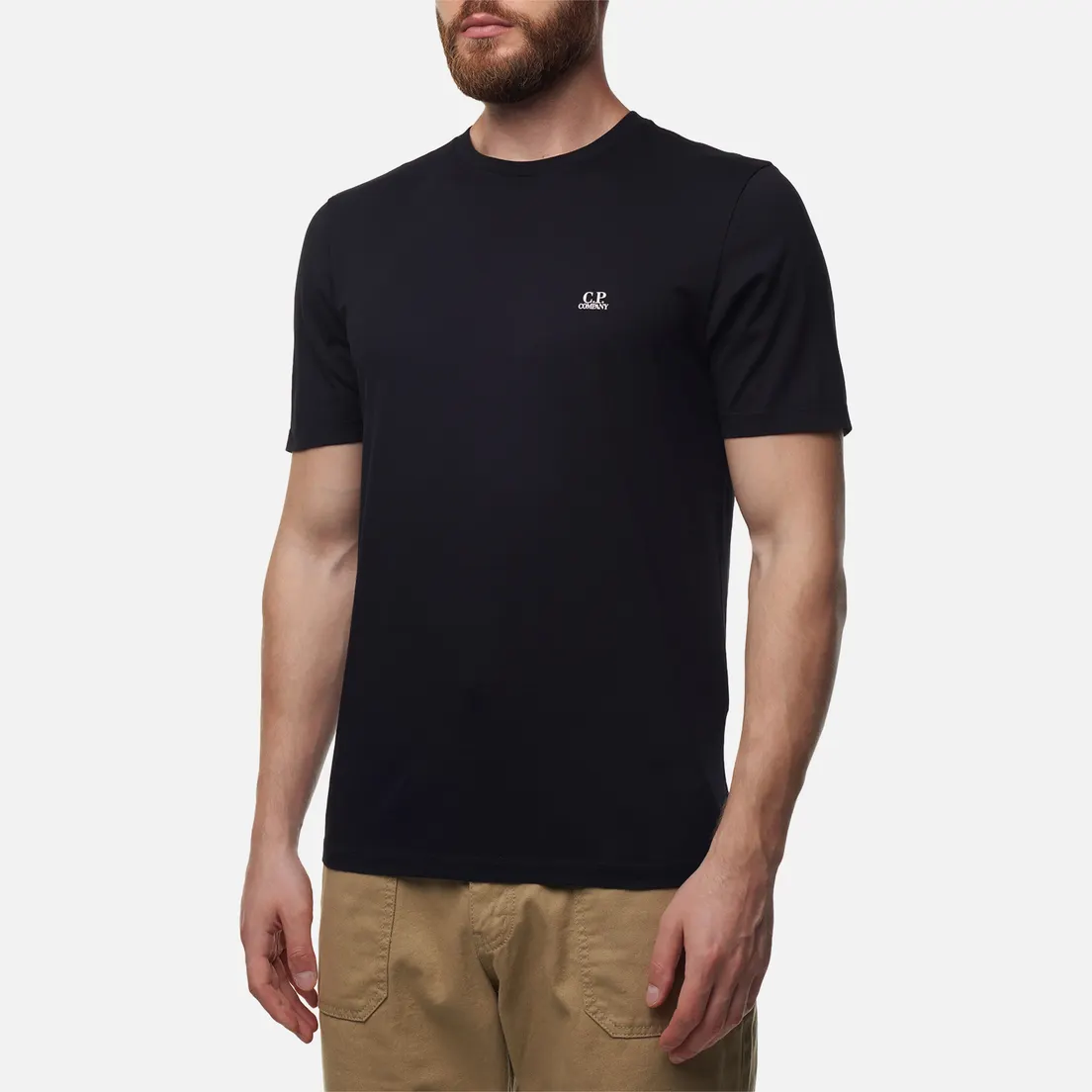 C.P. Company Мужская футболка 30/1 Jersey Goggle Print Logo