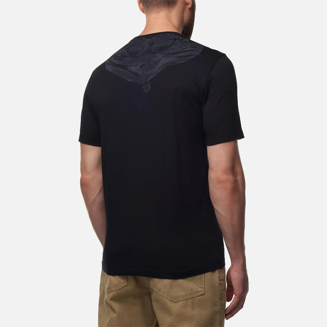 C.P. Company Мужская футболка 30/1 Jersey Goggle Print Logo