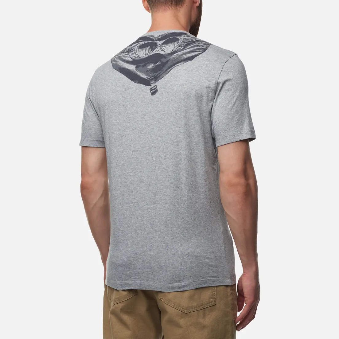 C.P. Company Мужская футболка 30/1 Jersey Goggle Print Logo