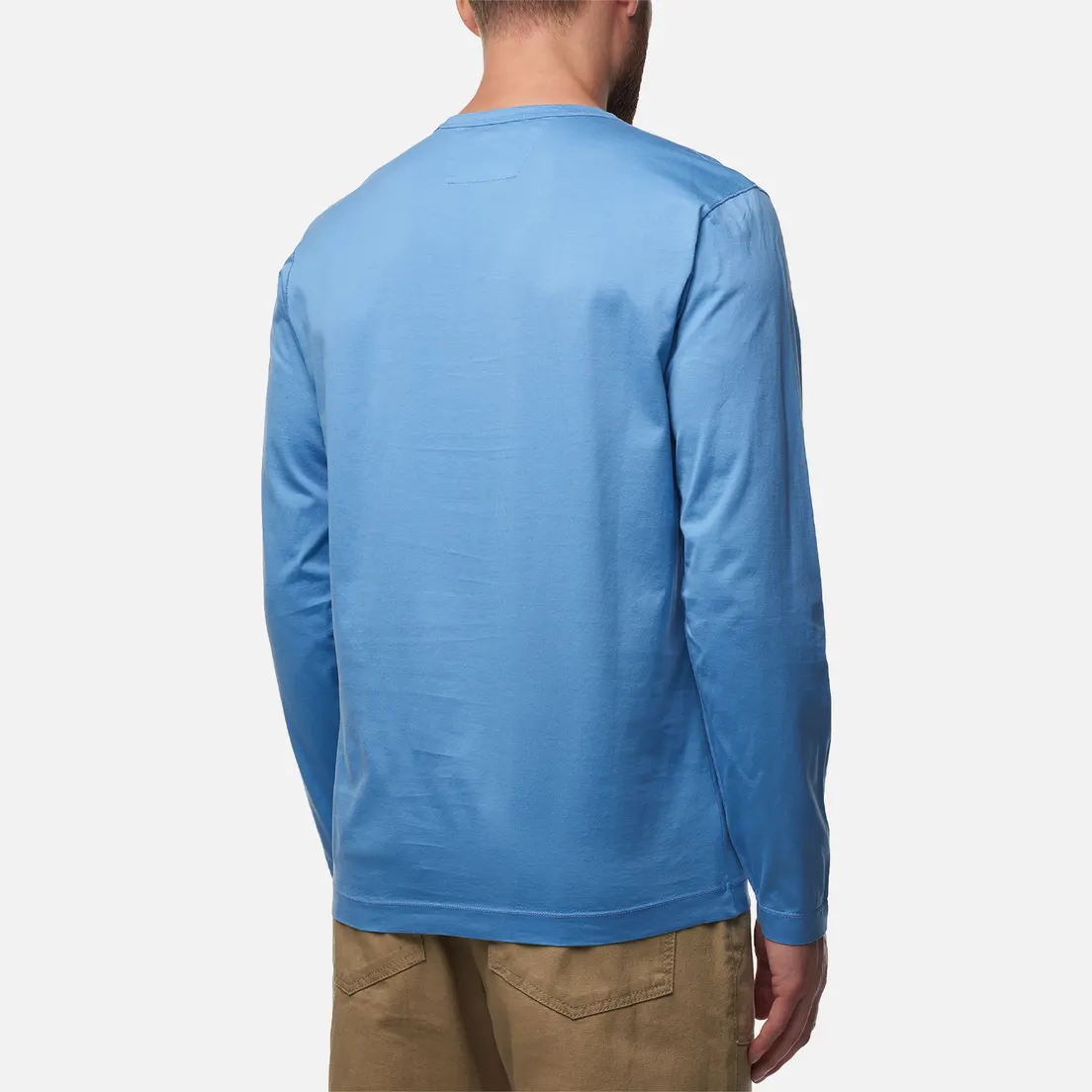 C.P. Company Мужской лонгслив Mercerized Light Jersey 70/2 Logo