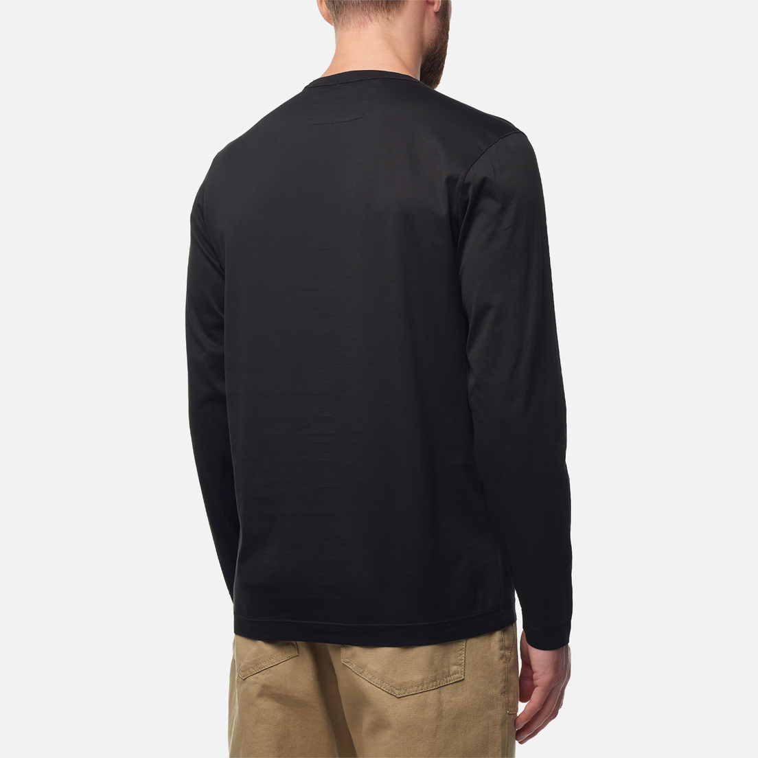 C.P. Company Мужской лонгслив Mercerized Light Jersey 70/2 Logo