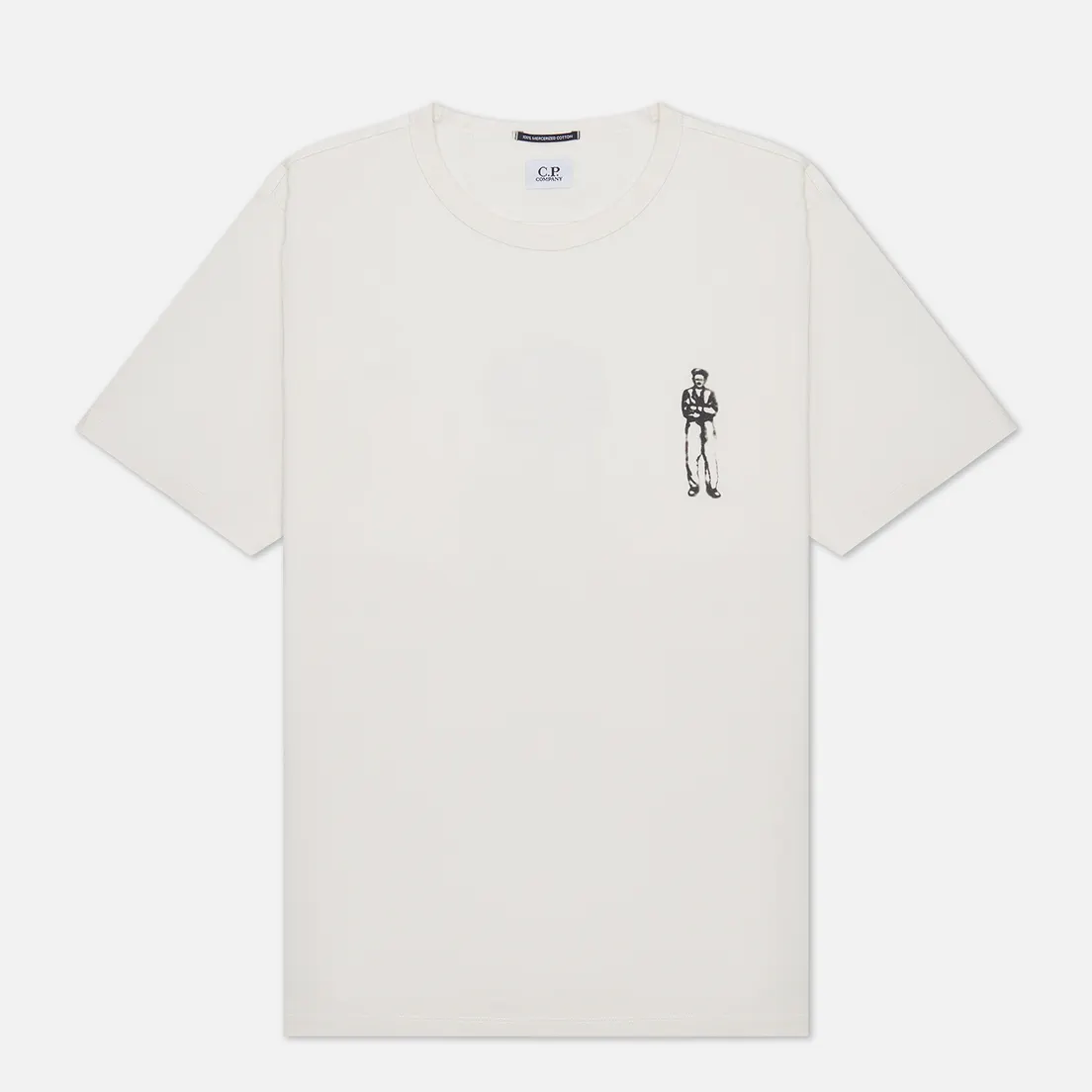 C.P. Company Мужская футболка Mercerized Jersey 30/2 Twisted British Sailor