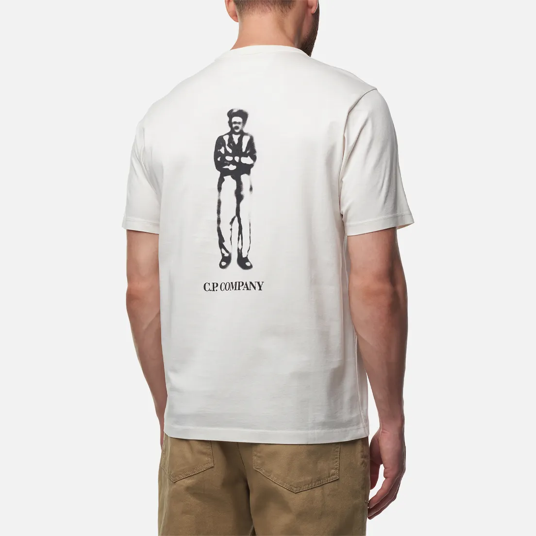 C.P. Company Мужская футболка Mercerized Jersey 30/2 Twisted British Sailor