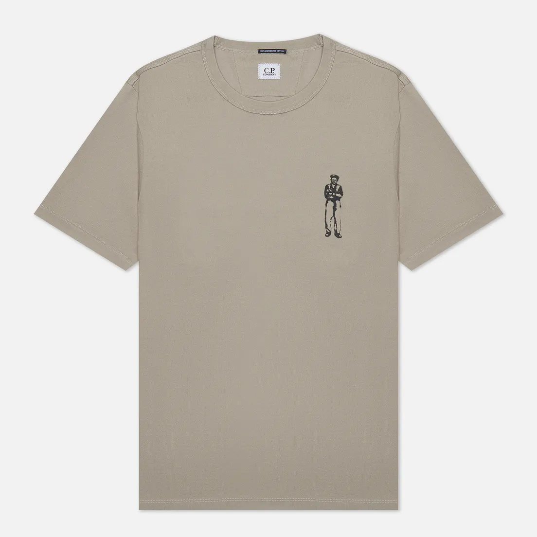 C.P. Company Мужская футболка Mercerized Jersey 30/2 Twisted British Sailor