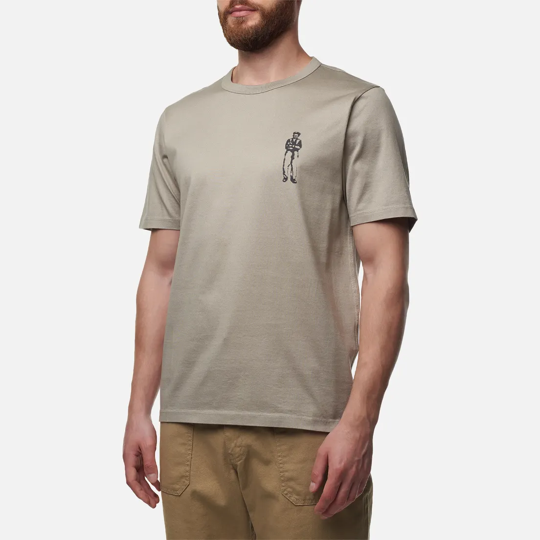 C.P. Company Мужская футболка Mercerized Jersey 30/2 Twisted British Sailor