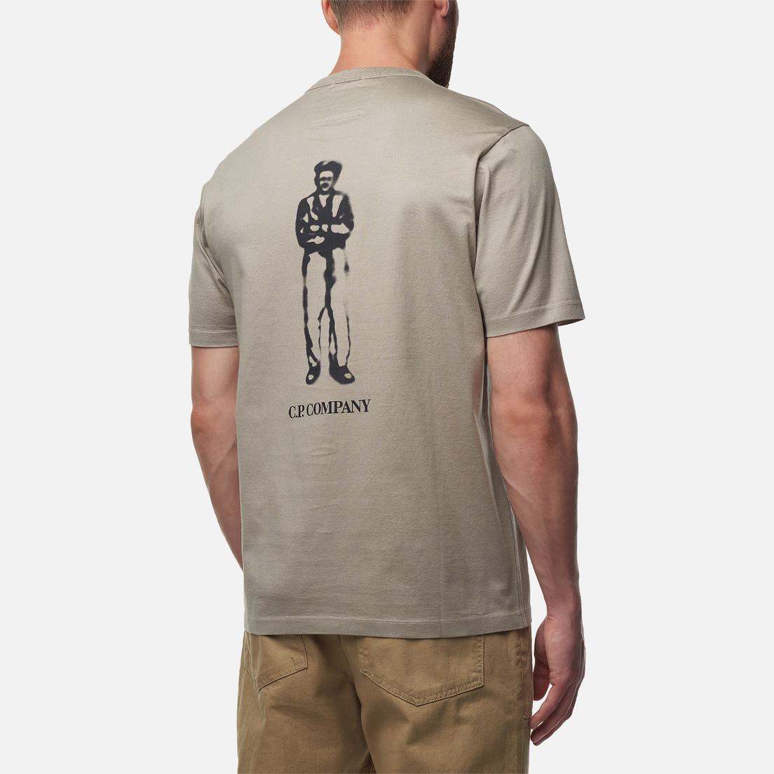 C.P. Company Мужская футболка Mercerized Jersey 30/2 Twisted British Sailor