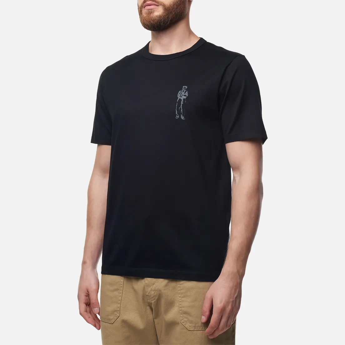 C.P. Company Мужская футболка Mercerized Jersey 30/2 Twisted British Sailor