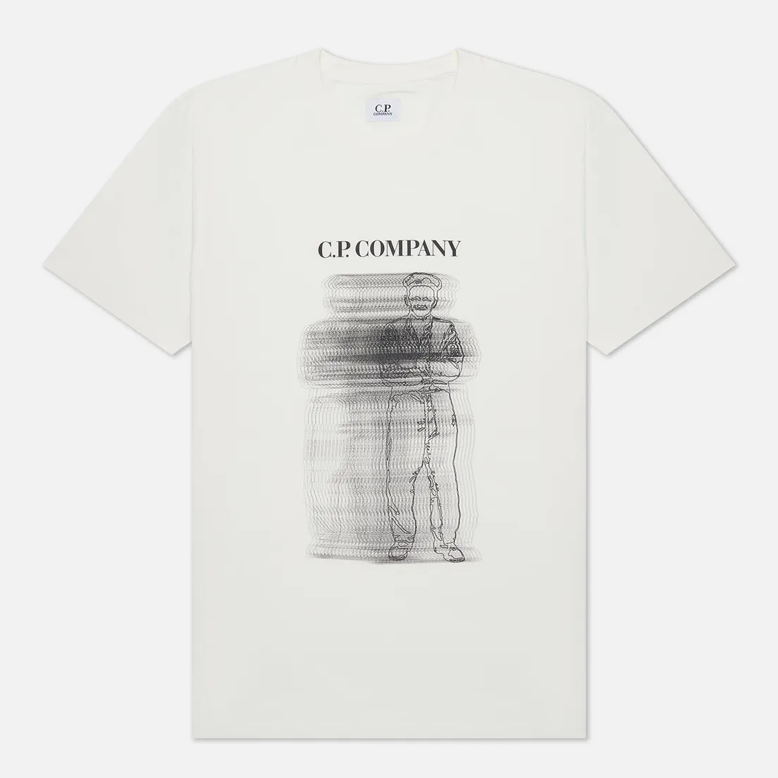 C.P. Company Мужская футболка 30/1 Jersey Blurry British Sailor