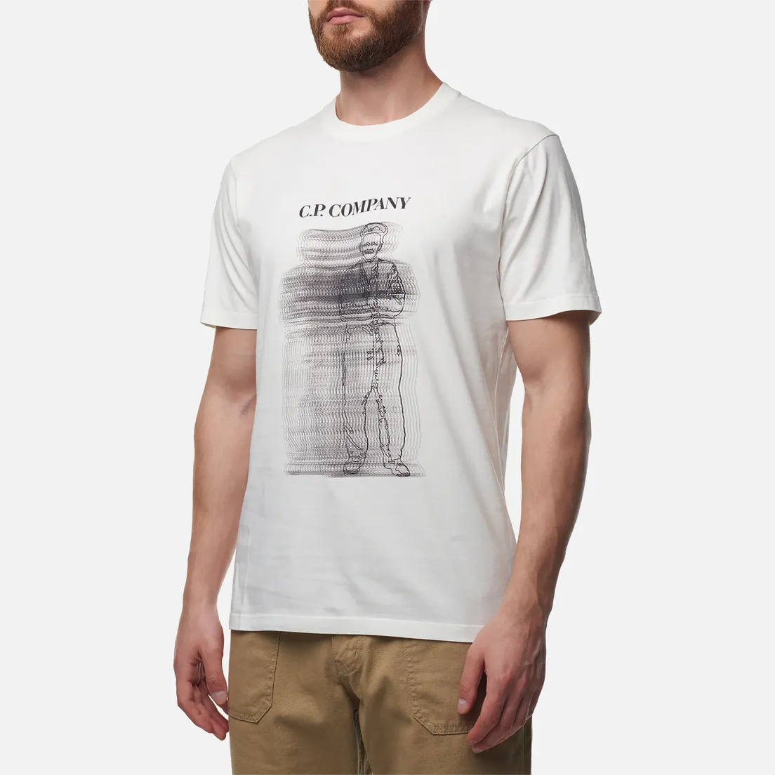 C.P. Company Мужская футболка 30/1 Jersey Blurry British Sailor